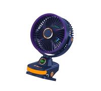 VlHpnpe Portable Adjustable Clamp Fan Small Powerful USB Cooling 5 Speed for Home Work Study Small Quiet Fan with Adjustable Clamps