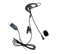 VlHpnpe Professional Referees Headsets Featuring Enhances Sound Clarities Noise Elimination Construction Fixation Sports Use Portable Device