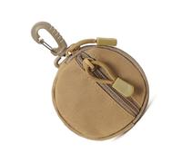 VlHpnpe Round Zippers With Fast Detach Clip For Hiking Essentials Round Design Quick Release Compatible Accessory Bag