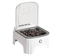 VlHpnpe Smart Automatic Feeder with Sensors Opening Lid for Timed Feeding Freshness Food Preservation Large Capacity Design Cats Food Bowl with Motion