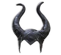 Vliebb Maleficent Horns Headband Woman Cosplay Evil Queen Black Headpiece for Fancy Dress Halloween Costume Maleficent Ornament Accessories