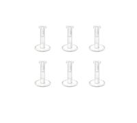 VLIEGEN Clear Piercing Jewelry Clear Piercing Retainers Nose Rings Belly Button Ring Septum Eyebrow Lip Cartilage Tragus Earring Retainer Nose Piercing Kit Body Piercing Jewelry for Women Men, Acrylic