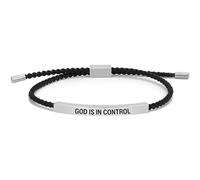 VLIEGEN Dont Let The Hard Days Win/Remember Tube Bracelet Adjustable Hand Bradied Wrap Inspirational Bracelet for Women Men To My Daughter/Best Friend Inspirational Jewelry, 42 cm, Stainless Steel, no
