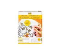 Vlieseline Kit, 5 Embroidery Fleece to Try Out, Stickvlies, Fixier-Stickvlies, Soluvlies, Solufix, Filmoplast H 54