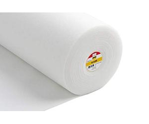 Vlieseline H630 Volume Fleece Batting - Low Loft, Iron-On Fusible, for Sewing, Quilting, Patchwork and Crafting - 90cm Width - White - 5 Metre