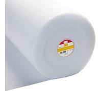 Vlieseline H640 Volume Fleece Batting - Medium Loft, Iron-On Fusible, for Sewing, Quilting, Topstitching and Crafting - 90cm Width - White - Half Metre