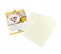 Vlieseline Solufix A4 Self-Adhesive Water Soluble Embroidery Backer 10pcs