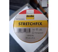 Vlieseline Fusible Web Stretchfix T 300 - 100% Polyurethane, Transparent - 5 m x 30 cm