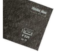 Vlieseline/Vilene Medium Weight Iron On Non Woven Interfacing F220 90cm Wide in White Or Black (Black (326), 0.5 Metre)