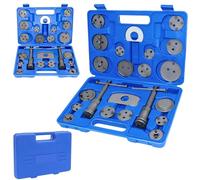 Vlihapy Brake Caliper Wind Back & Piston Rewind Tool Kit with Storage Case, Disc Brake Piston Caliper Compressor Wind Back Rewind Tool Set for Almost Cars Trucks and Four-Wheel Drive Vehicles(22pcs)