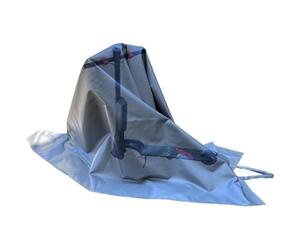 VLITEX Large Fire Blanket 2,5 m x 3 m | Engineered in Germany | Emergency & Lithium Battery Fire Suppression Blanket | Certified Fireproof Silicone & E-Fiberglass