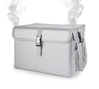 VLITEX Lithium Battery Storage Box XL (Extra Large) | Engineered in Germany | Fireproof E-Fiberglass & Silicone Fabric | Certified Lipo Safe Bag Container