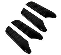 VLIZO 2Pairs 62mm Carbon Fiber Tail Blade Compatible with Align Trex 450 V2 V3 PRO DFC Helicopter