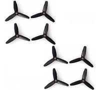 VLIZO 4Pair/8PCS 3 Blade 3035BN Propeller Props for Mini Multicopter Mini 3035 Helicopter Quadcopter FPV QAV250 250 Drone Accessories (Color : Black) (Color : Schwarz)