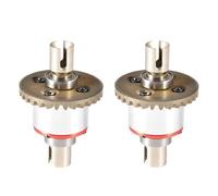 VLIZO Good Metal Differential Gear Main Central Axle Drive Shaft for Wltoys 124019 124018 1/12 RC Car Upgrade Parts Spare Accessories (Color : Metal Gear 2pcs)