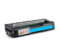 VLIZO Replaceable parts- C252 Compatible Toner Cartridge Replacement Fit for Ricoh C252DN, 252SF, C262Dnw, C262SFNW Printer, with Chip, Office Home, Clear and Healthy 4color (Color : Cyan)