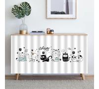 Vllentin Closet Door Curtain For Shoe Bookcase,Curtain Privacy For Storage Cabinets,Cabinet Curtains For Shelves,Shading And Ventilation,Self-adhesive,for Cupboard,Bedroom,Living Room,Bathroom