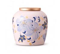 Vllentin Japanese ceramic tea canister, Japanese Ceramic Sealed Tea Caddy