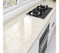 Vllentin Marble Paper Self Adhesive Stickers,Kitchen Worktop Covering Marble,Wallpaper Kitchen Worktop Covering,Wrap Self Adhesive Wallpaper,Scratchproof,Anti-Fouling,For Cupboards