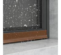 Vllentin Rubber Rain Diverter Guards,Outdoor Self-Adhesive Rain Deflector,Rains Deflectors For Exterior Doors,Not Prone To Aging,For Sealing Door And Window Edges