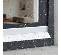 Vllentin Self-Adhesive Rain Drip Guard,Rain Deflectors For Exterior Doors,Reinforced Rubber Weather Bar,Fits Snugly,Suitable For Blocking Rainwater,Water Accumulation