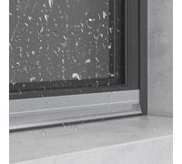 Vllentin Self-Adhesive Rain Drip Guard,Rain Deflectors For Exterior Doors,Reinforced Rubber Weather Bar,Fits Snugly,Suitable For Blocking Rainwater,Water Accumulation