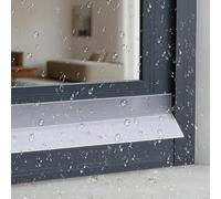 Vllentin Self-Adhesive Rain Drip Guard,Rain Deflectors For Exterior Doors,Reinforced Rubber Weather Bar,Fits Snugly,Suitable For Blocking Rainwater,Water Accumulation