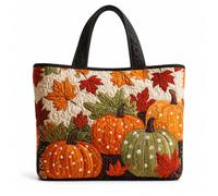 Vllentin Women's quilted shopping bag, Floral print quilted tote | Handle Daily Handbag, Floral Print Quilted Tote Bags for Women, Lightweight, spacious, for Travel Shopping Work Beach