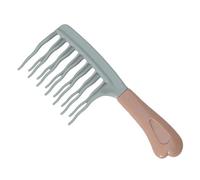 Vllold Comb for Curly Hair, Double Layer Curling Comb, Smooth Glide Ergonomic Grooming Tool, Anti-Static Styling Tool Personal Care Supplies for Girls Women Travel Home Daily Use