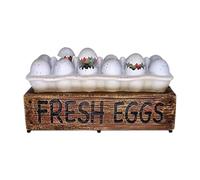 Vllold Deviled Egg Tray - Halloween Fresh Eggs Tray Light up Decoration | Party Decor for Kitchen Home Porch Holiday Birthday Photography Office Night Bloggers Fireplace Entryway