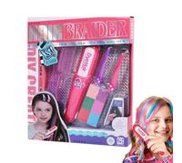 Vllold Kids Hair Coloring Playset, Temporary Hair Coloring Set Play Hair Chalk, Safe Pretend Multicolor Simulated Toys Hair Makeup for Kids & Girls