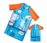 Vllold Toddler Swimsuit with Floatation,Toddler Floating Swimsuit with Buoyancy - Anti-Splash Float Swimwear Trainer Quick-Drying Swim Vest for Swimming Summer Sports Training Swimming