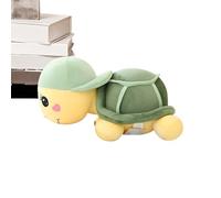 Vllold Turtle Stuffed Animal - Turtle Plush Toy with Hat Design,Skin-Friendly Cute Doll Figure Travel Companion for Baby Shower Beach Theme