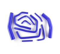 VLOCEMNYE Silicone Coolant Radiator Hose for T OYOTA Land Cruiser HDJ80 1HD-T 4.2L Diesel 1990-1997 3 Layer 4.5mm Blue