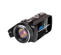 Vlogging Camera, 4K Video Camera Live Streaming For Vlog Wide Angle Lens Night Vision 56MP UHD Camcorder Photography Digital Recorder(32GB SD Card,Only Camera)