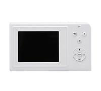 Vlogging Camera, 56MP 16x Digital Zoom Digital Video Camera with Fill Light for Beginners (White)
