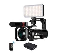 Vlogging Camera, Camcorder Professional Video Camera, 10X Optical Zoom, Livestream Vlog Shooting