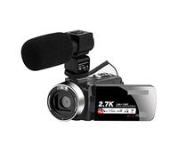 Vlogging Camera, Night Vision 2K Camcorder 16X Zoom Infrared Vlog Video Camera For 2.7K 30MP Portable Digital Recorder Live Streaming(With 32G SD Card,With MIC)