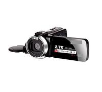 Vlogging Camera, Night Vision 2K Camcorder 16X Zoom Infrared Vlog Video Camera For 2.7K 30MP Portable Digital Recorder Live Streaming(With 32G SD Card,Only Camera)