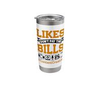 Vlogging Content Creation Social Media Influencer Stainless Steel Insulated Tumbler