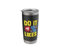 Vlogging Design for Content Creators - Do for The Likes Stainless Steel Insulated Tumbler