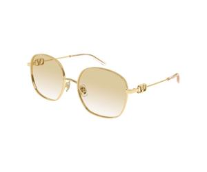 VLogo Geometric-frame Sunglasses - female - Valentino - Sunglasses - Yellow - 59 MM - Accessories 59 MM