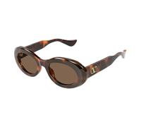 VLogo Oval Sunglasses - female - Valentino - Sunglasses - Brown - 50 MM - Accessories 50 MM