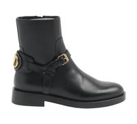 VLogo Signature Ankle Boots - female - Valentino - Ankle Boots - Black - 4 UK - Shoes 4 UK