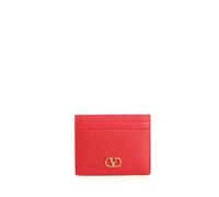 VLogo Signature Card Holder - female - Valentino Garavani - Wallets & Cardholders - Red - ONE SIZE - Accessories ONE SIZE