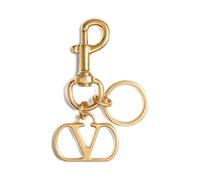 VLogo Signature Keyring - female - Valentino Garavani - Keychains - Yellow - ONE SIZE - Accessories ONE SIZE