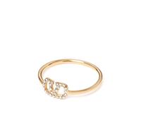 VLogo Signature Ring - female - Valentino Garavani - Rings - Yellow - 52 MM - Accessories 52 MM