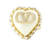 VLogo Signature Ring - female - Valentino Garavani - Rings - Yellow - 52 MM - Accessories 52 MM