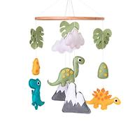 Vlokup Dinosaur Cot Mobiles for Babies, Dino Baby Crib Mobile, Neutral Nursery Mobile Decoration for Pack N Play, for Boys Girls