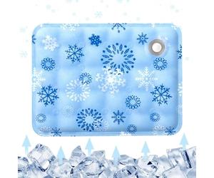 VLQXKDPOI Dog cooling pad, Cooling Mat - Self-Cooling Pet Pad, Waterproof Cold Blanket | Summer Kennel Liner, Reusable Bed Insert, Heat Imaging Surfaces, Indoor and Travel for Dogs(P)